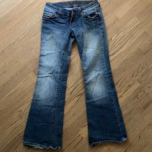 dElia*s SOPHIE Distressed Boot Leg Jeans 3/4S